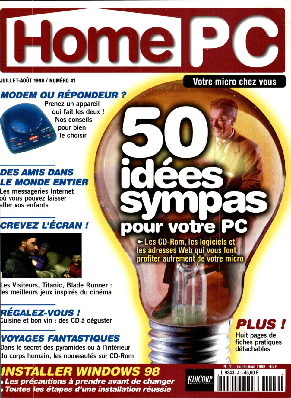 Première page de homepc numero41