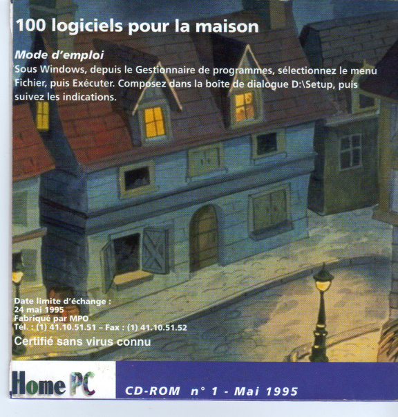 Première page de homepc numerocd01