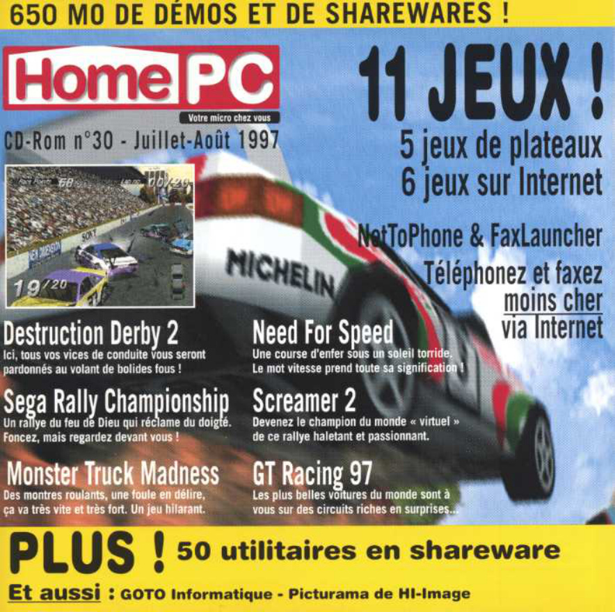 Première page de homepc numerocd30