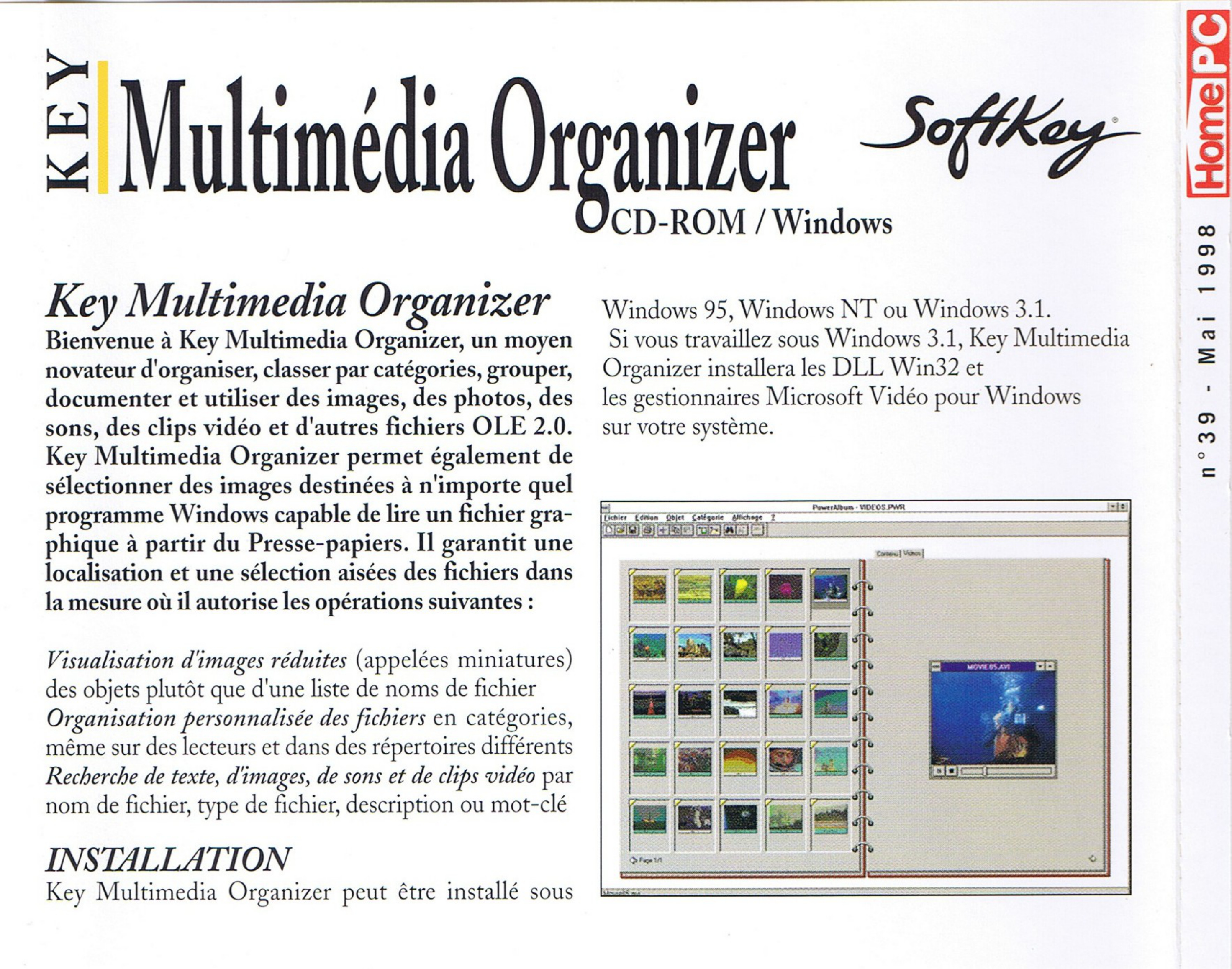 Première page de homepc numerocd39