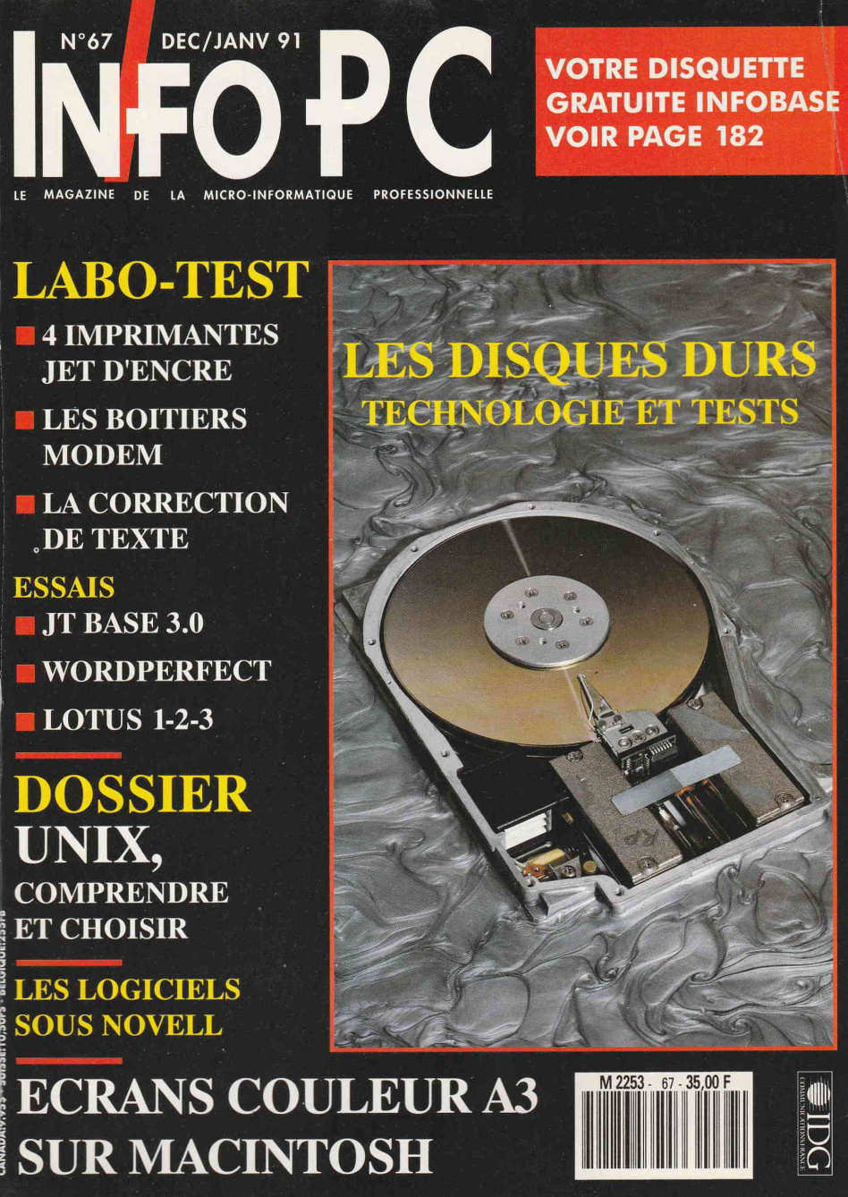 Première page de infopc numero067