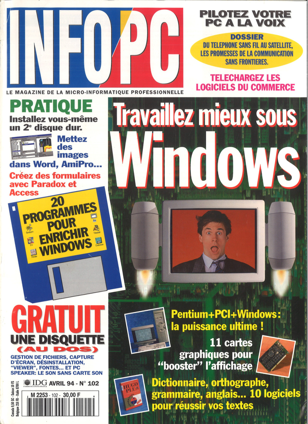 Première page de infopc numero102