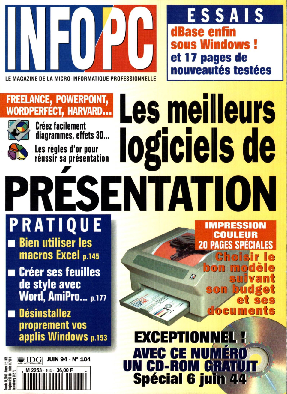 Première page de infopc numero104