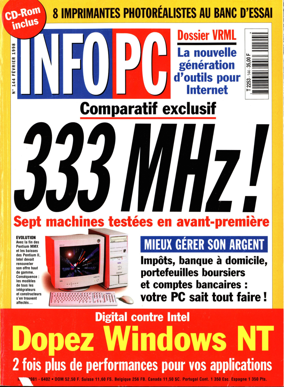 Première page de infopc numero144