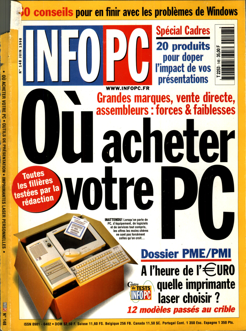 Première page de infopc numero148