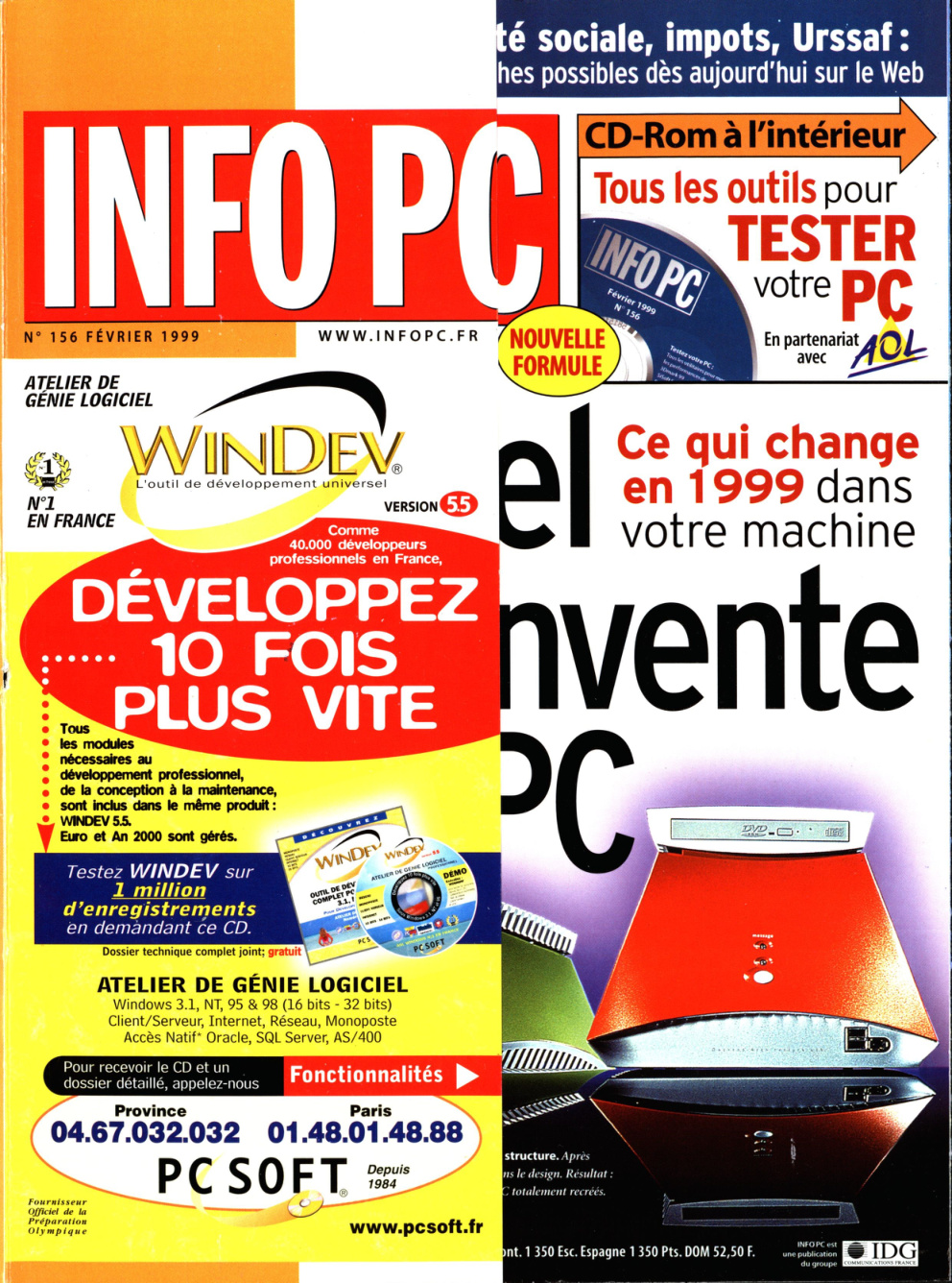 Première page de infopc numero156