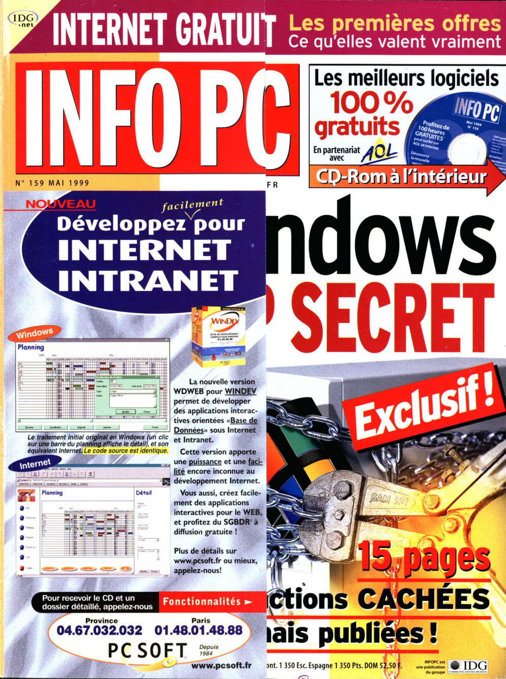 Première page de infopc numero159