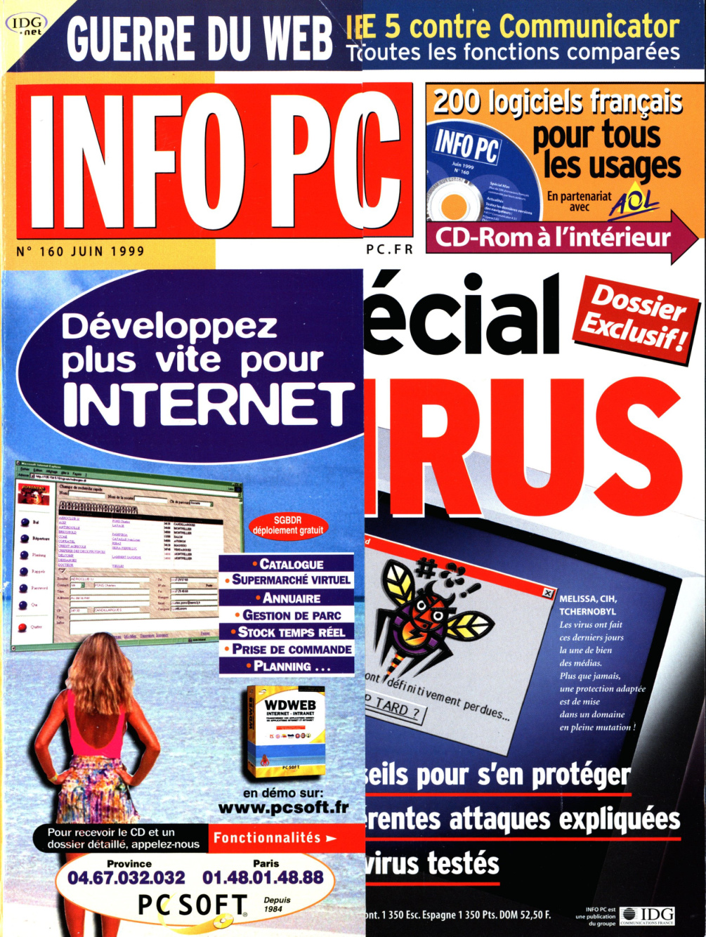Première page de infopc numero160
