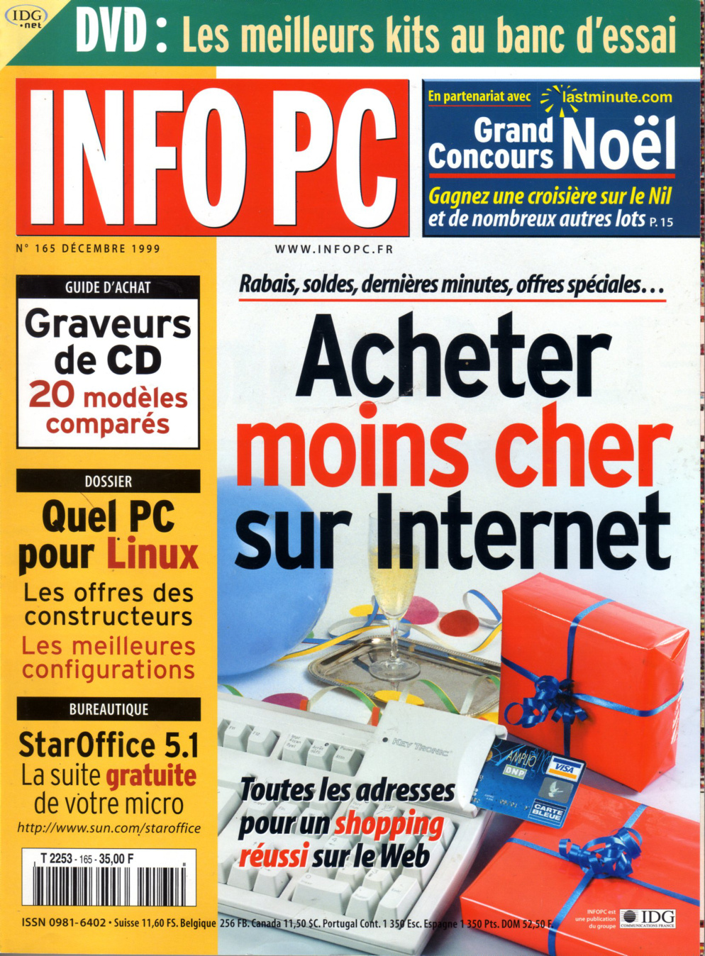 Première page de infopc numero165