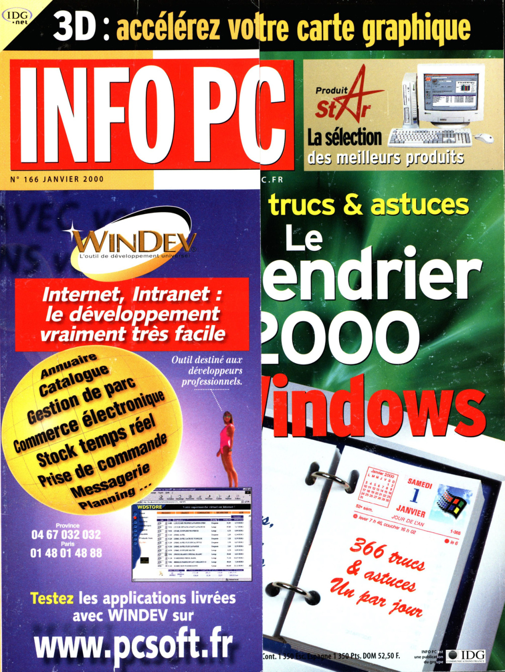 Première page de infopc numero166