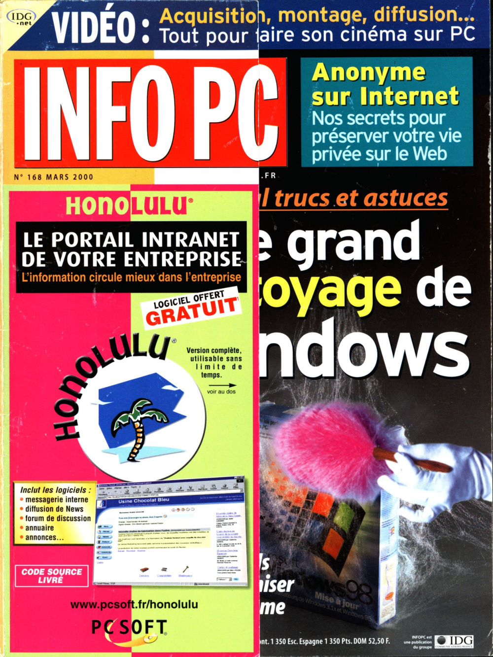 Première page de infopc numero168