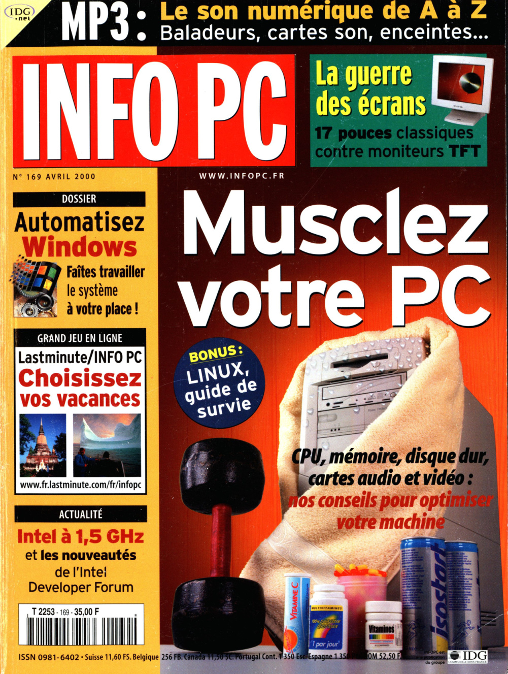 Première page de infopc numero169