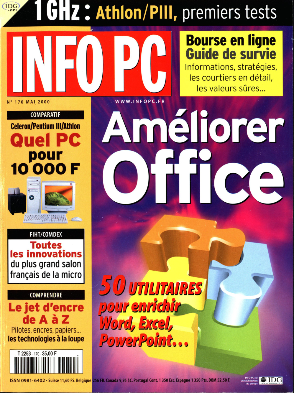 Première page de infopc numero170