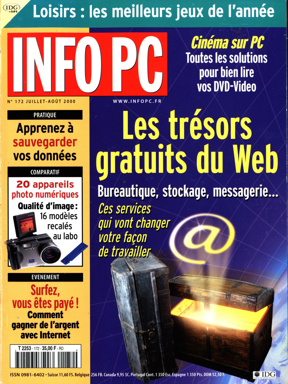 Première page de infopc numero172
