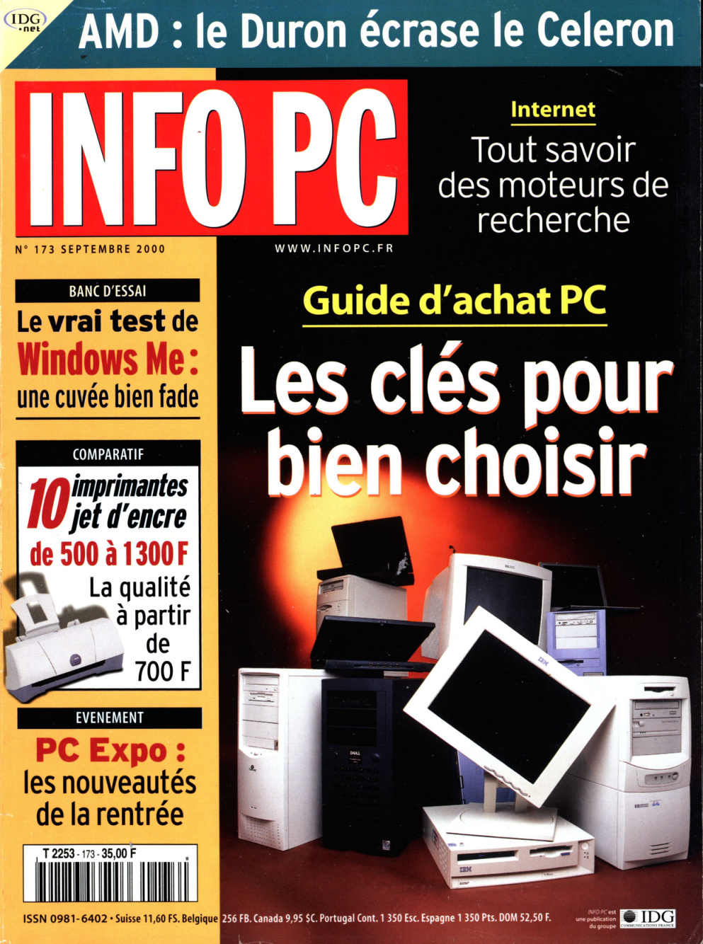 Première page de infopc numero173