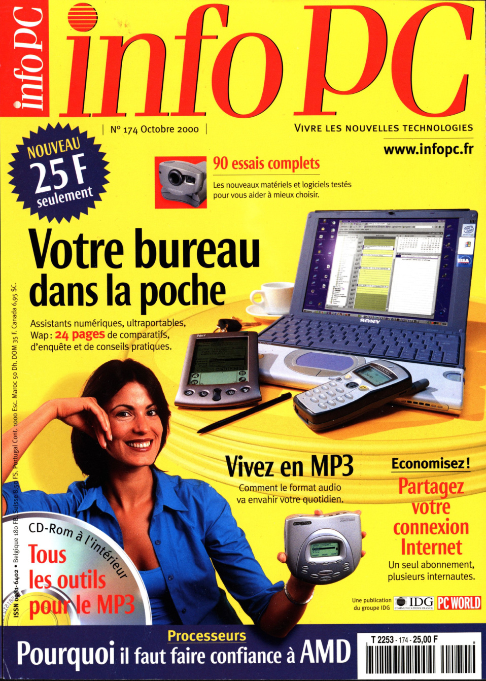 Première page de infopc numero174