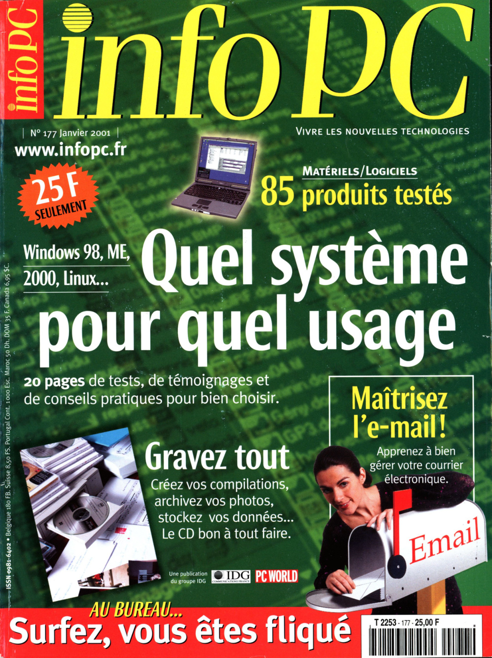 Première page de infopc numero177