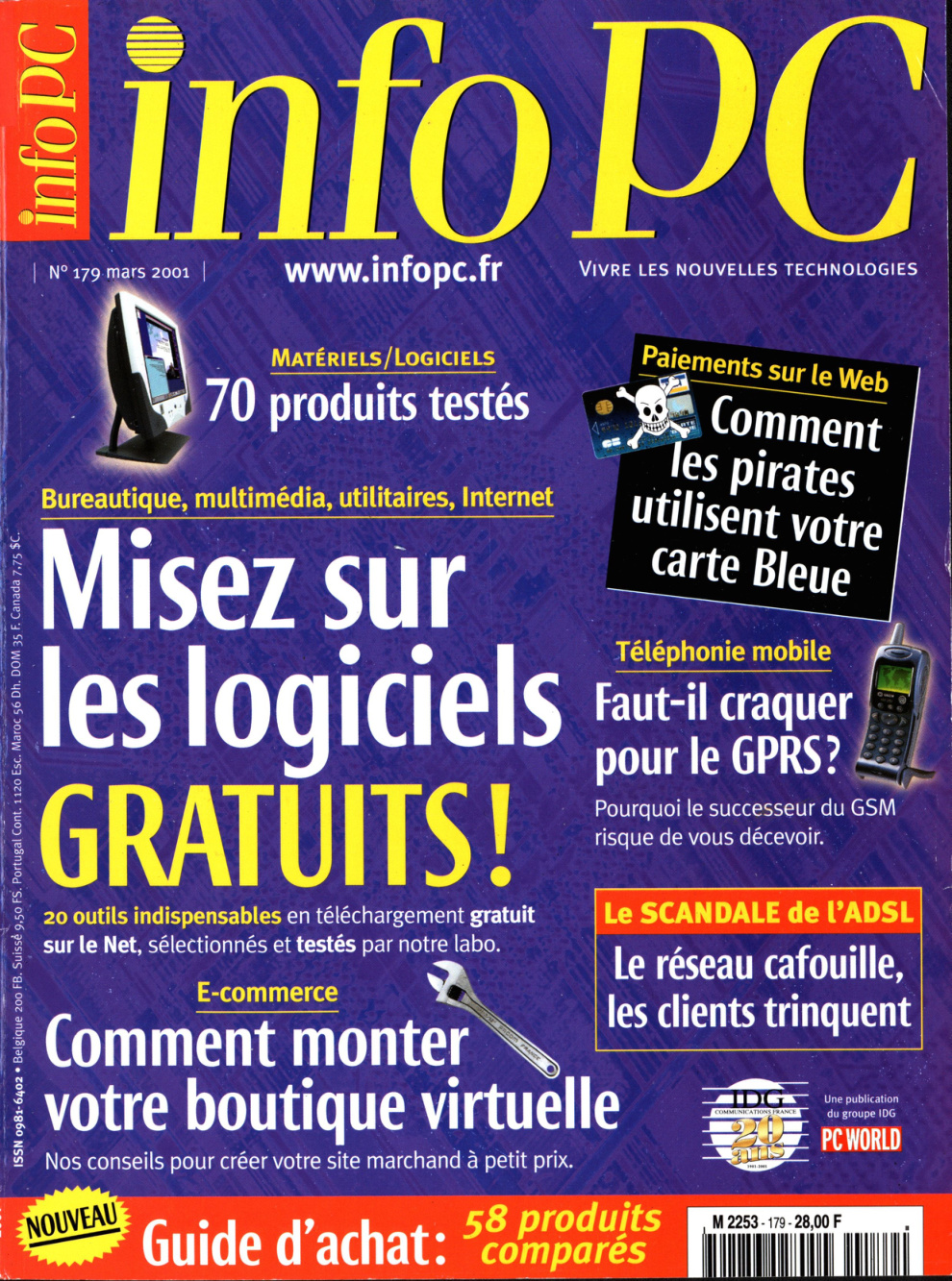 Première page de infopc numero179