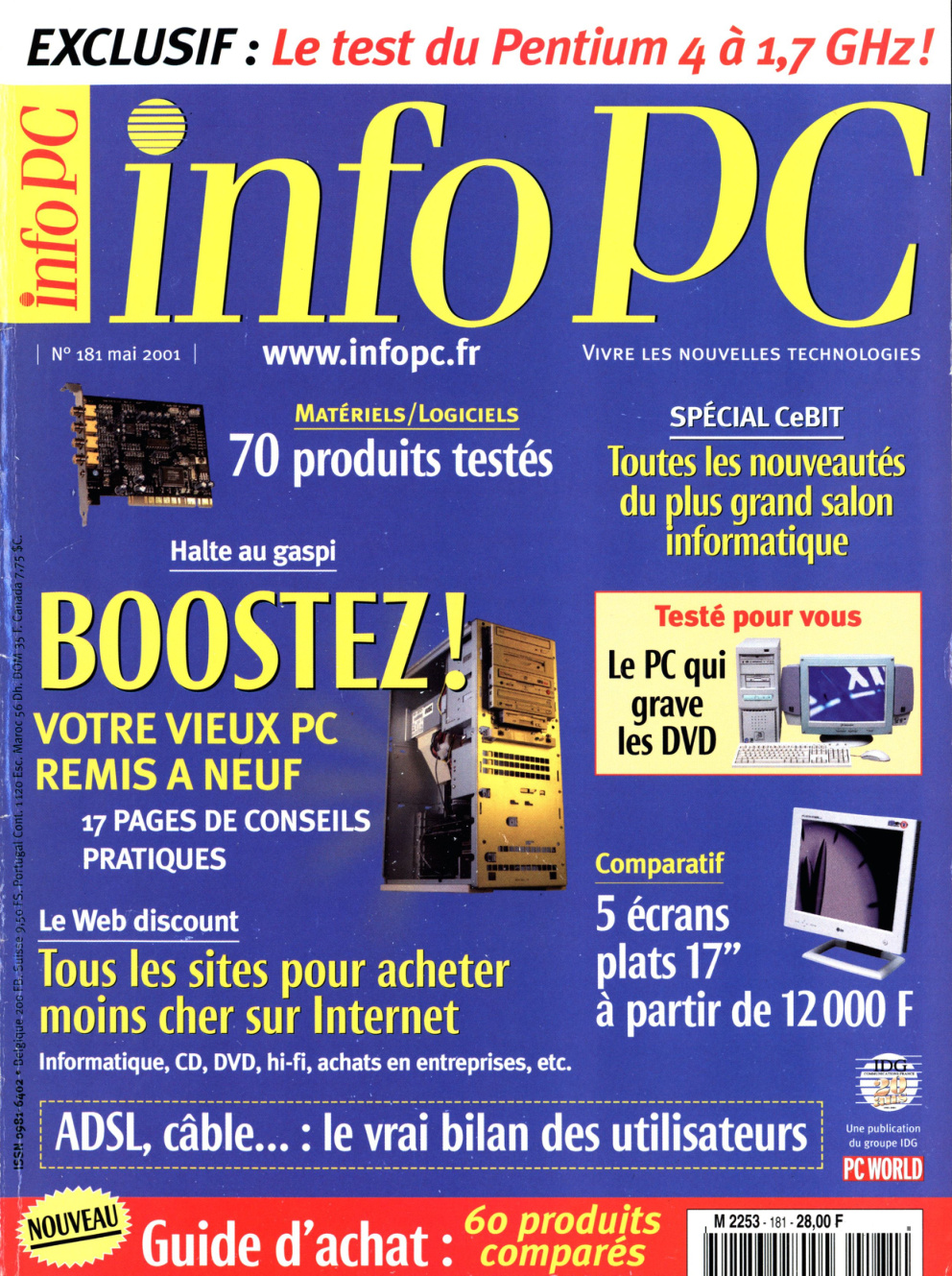 Première page de infopc numero181