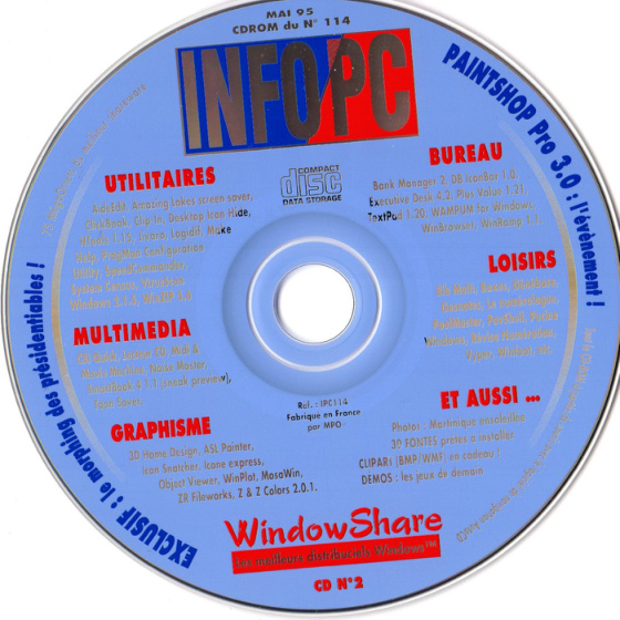 Première page de infopc numerocd114