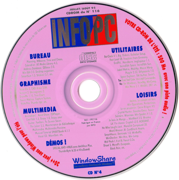 Première page de infopc numerocd116