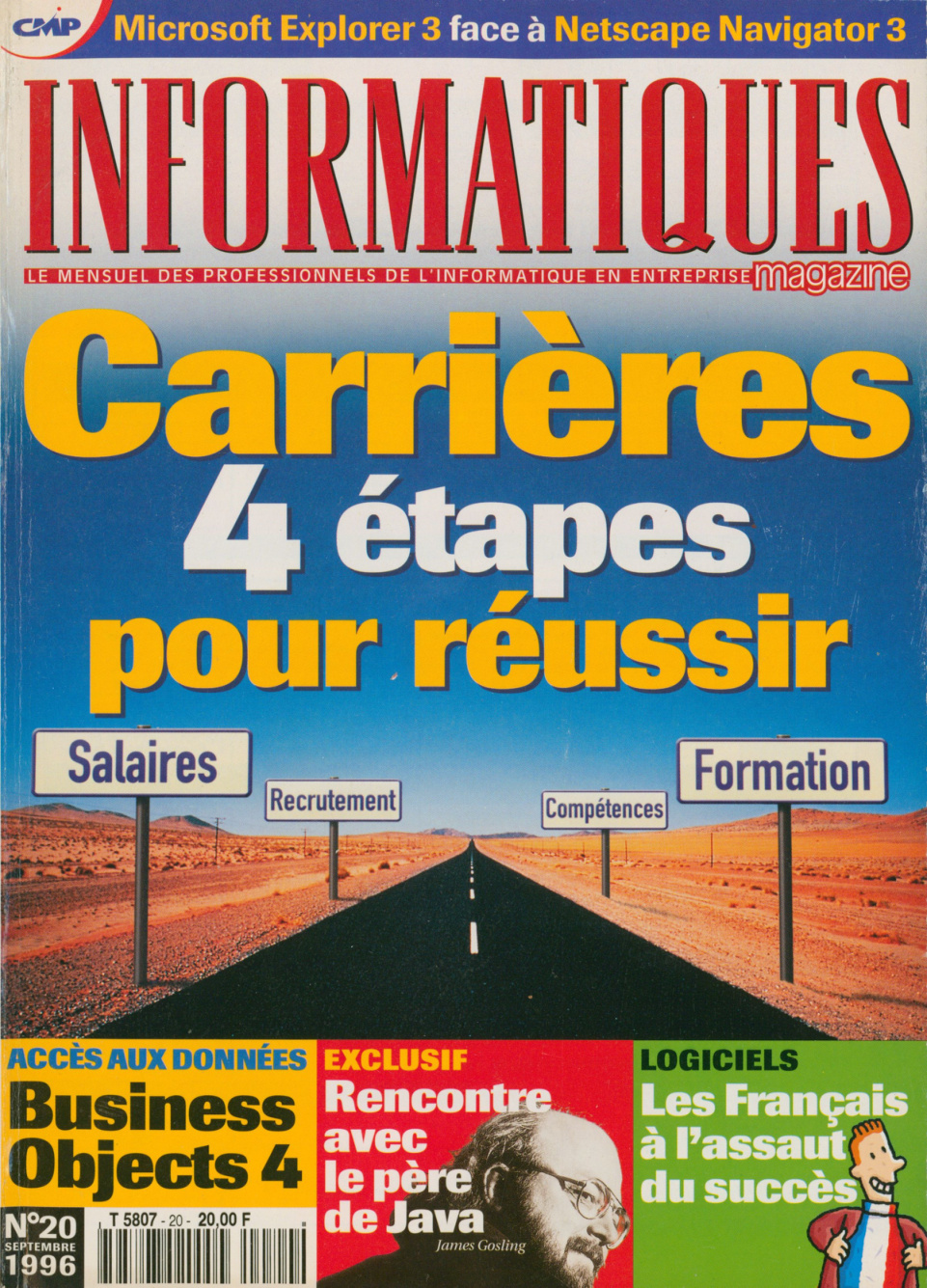 Première page de informatiquesmagazine numero020