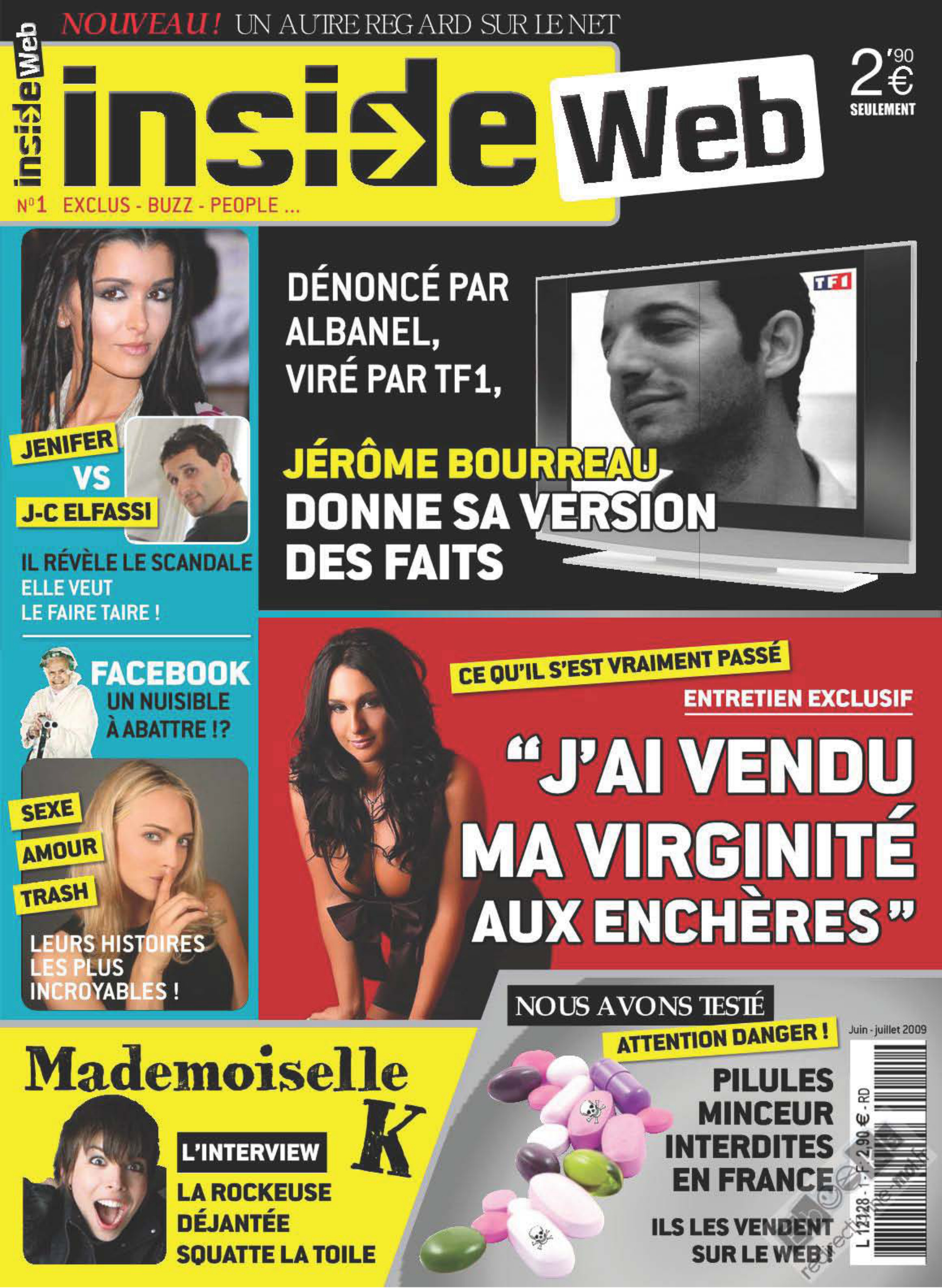 Première page de insideweb numero01
