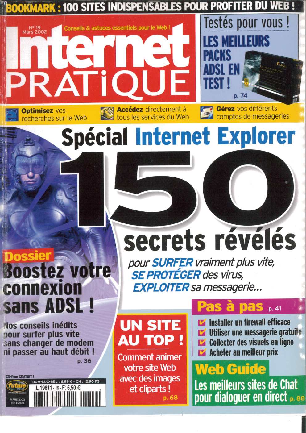 Première page de internetpratique numero019