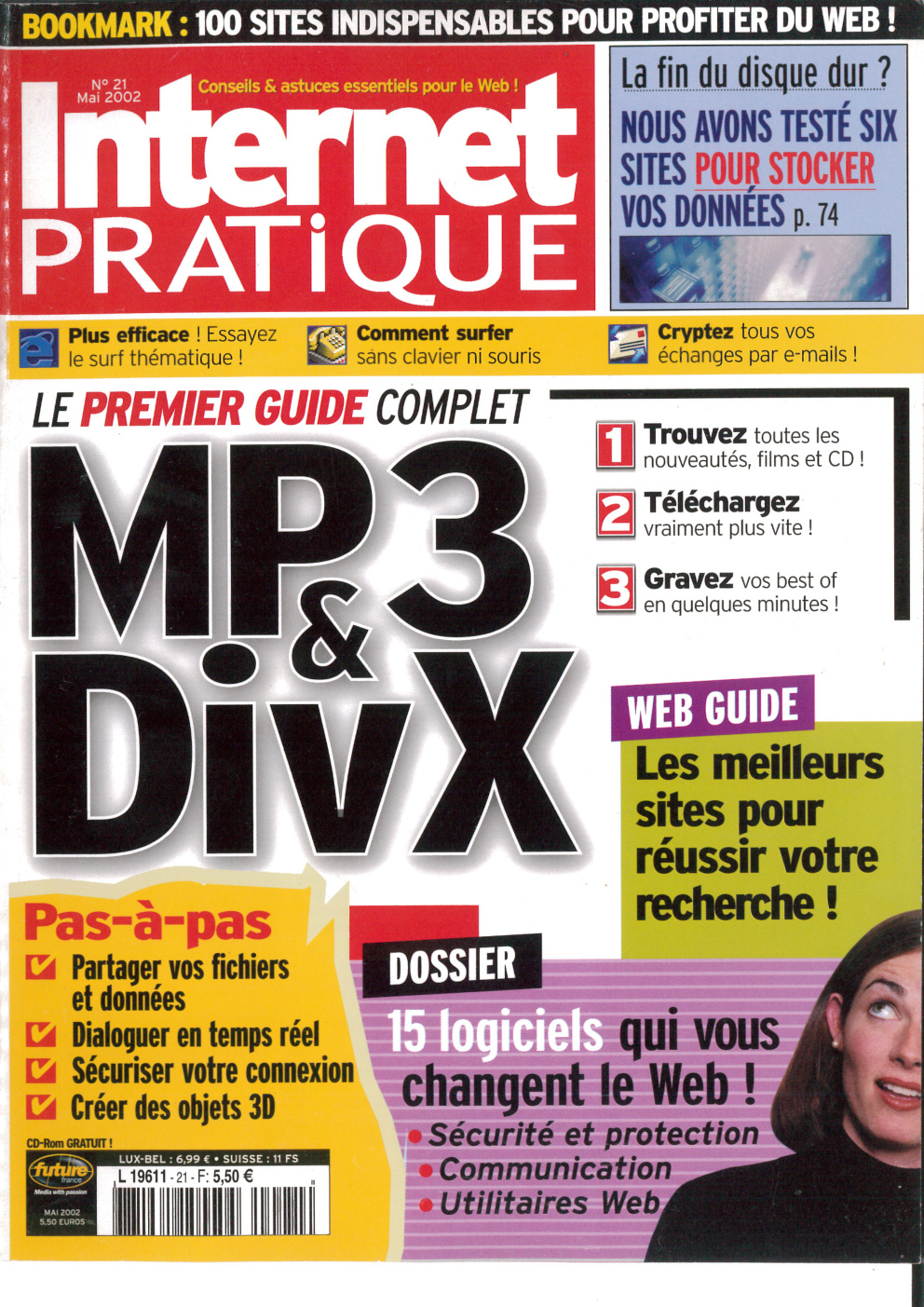 Première page de internetpratique numero021