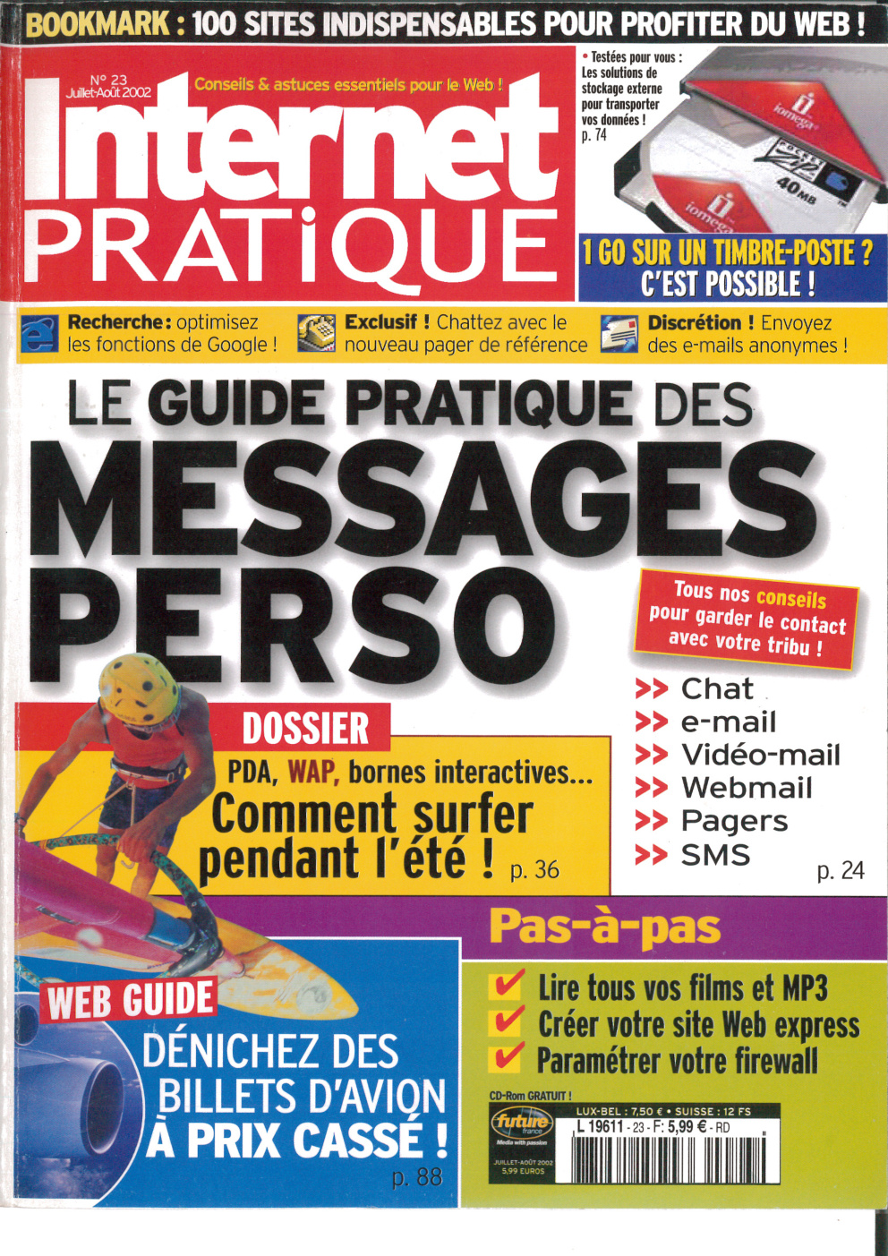 Première page de internetpratique numero023