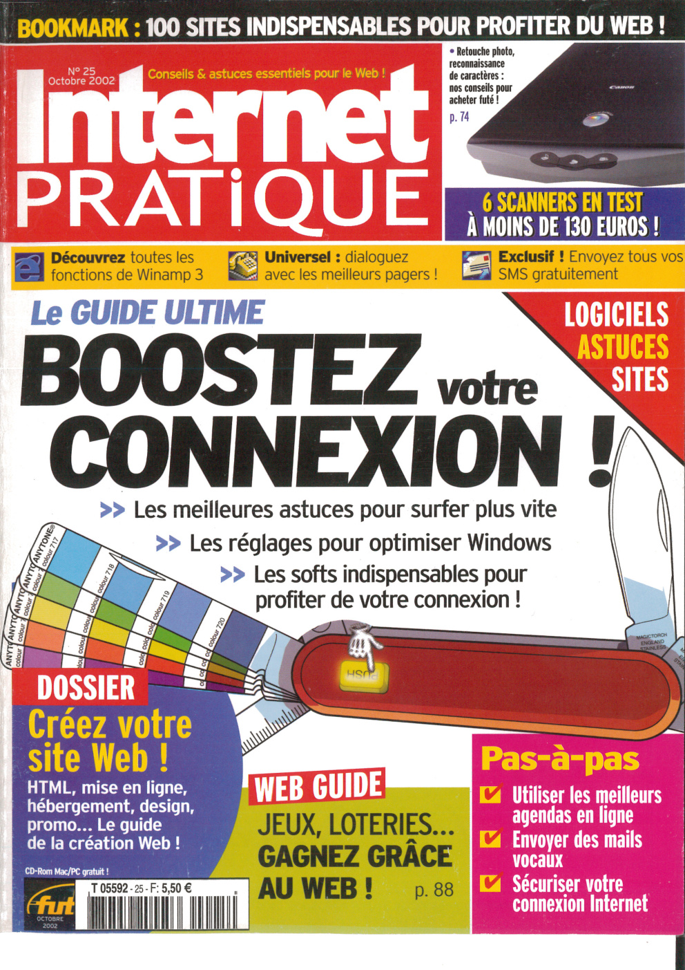 Première page de internetpratique numero025