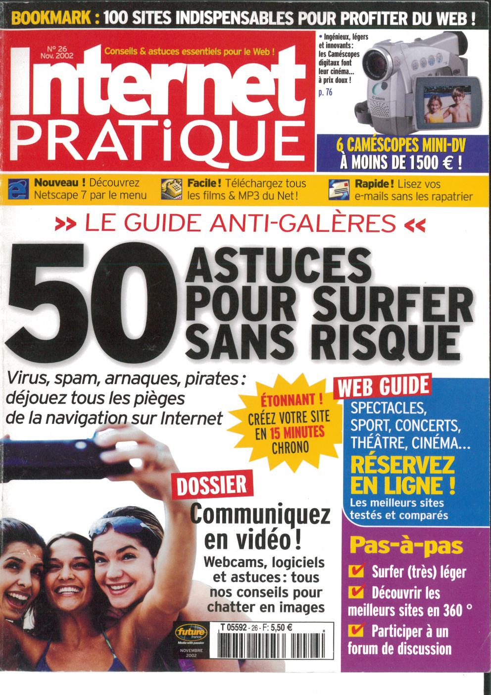 Première page de internetpratique numero026