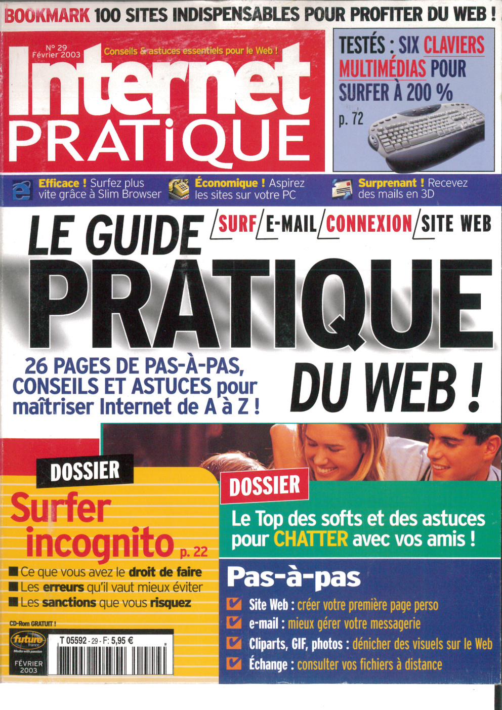 Première page de internetpratique numero029