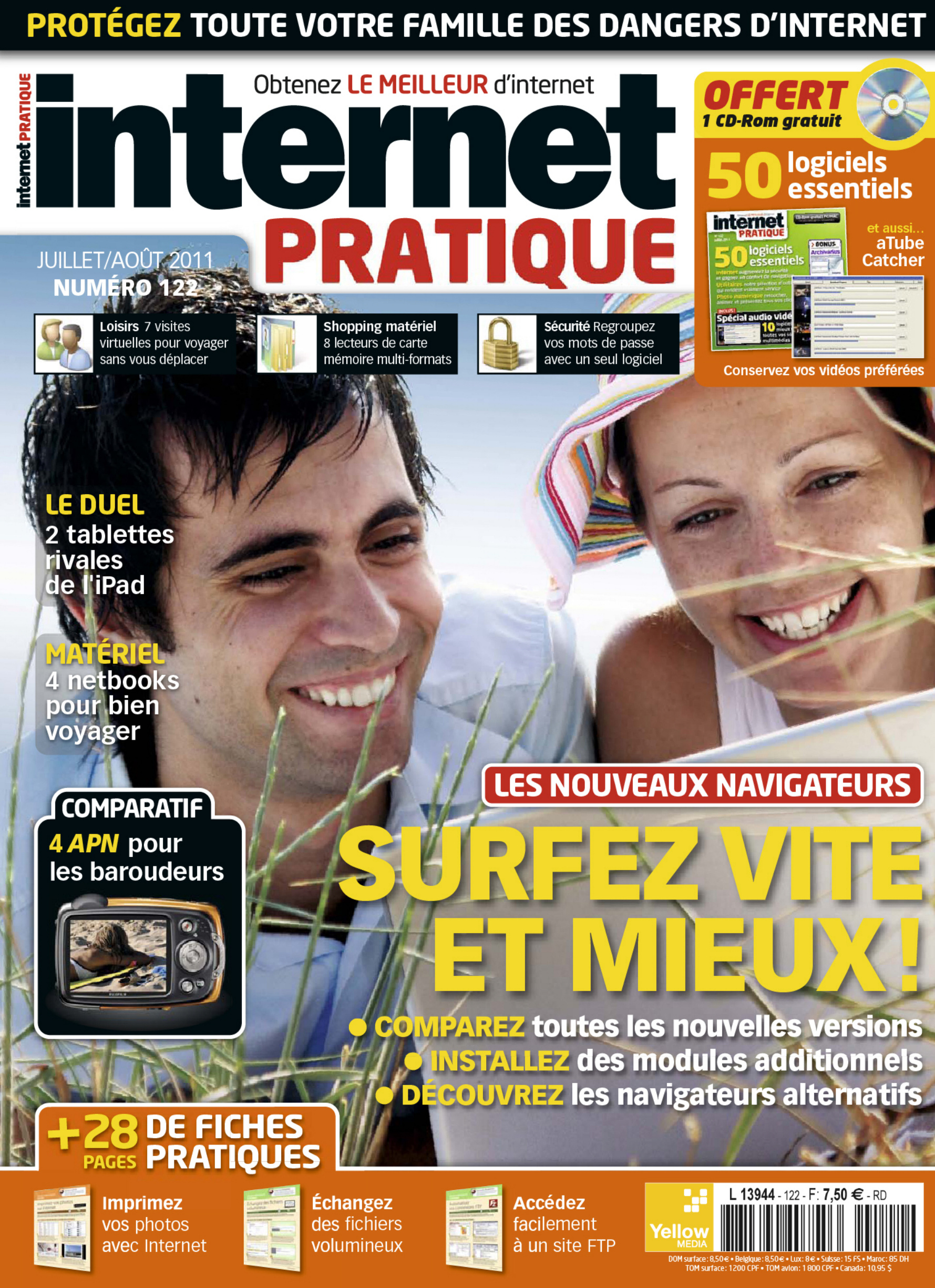 Première page de internetpratique numero122
