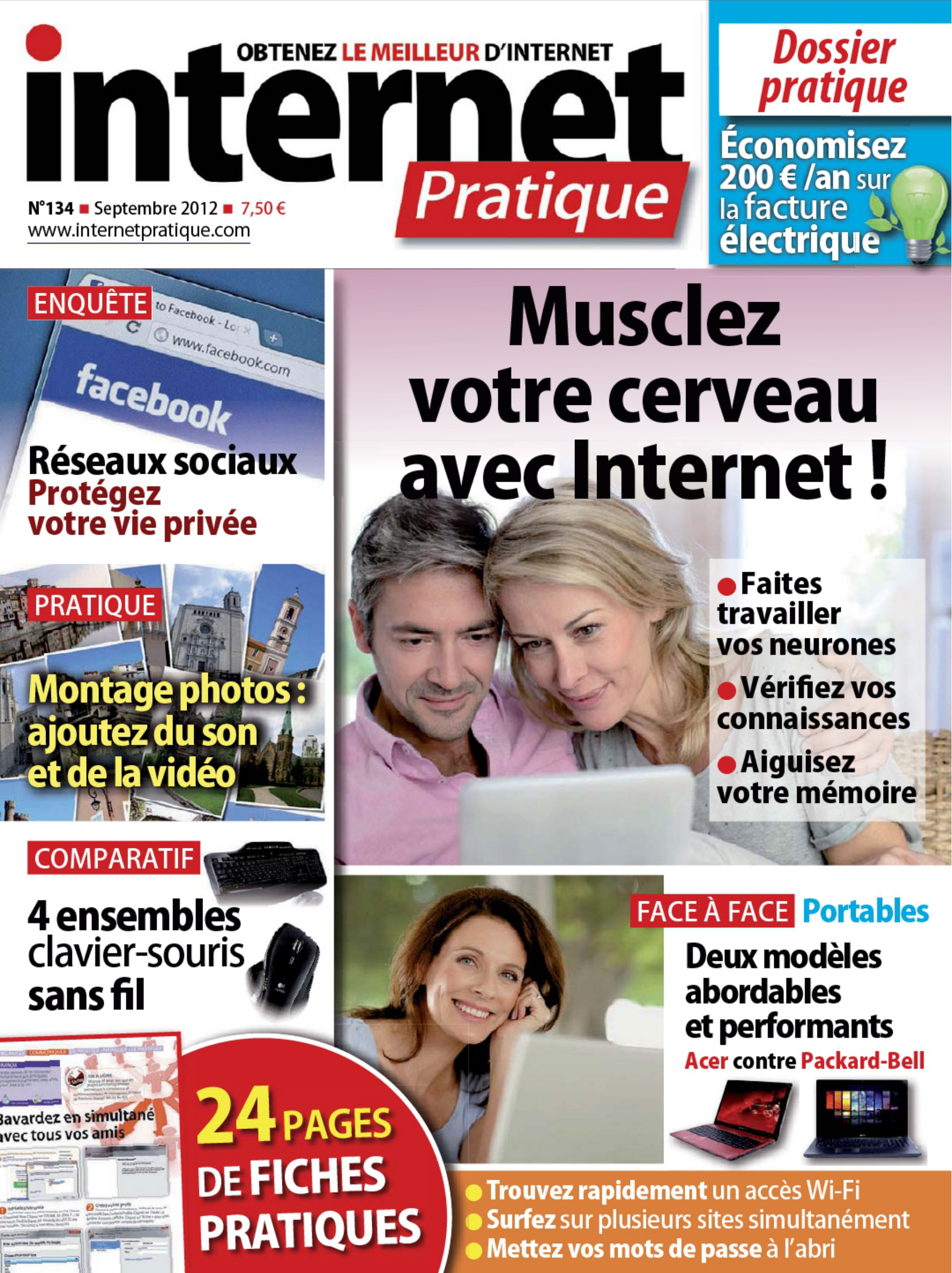 Première page de internetpratique numero134