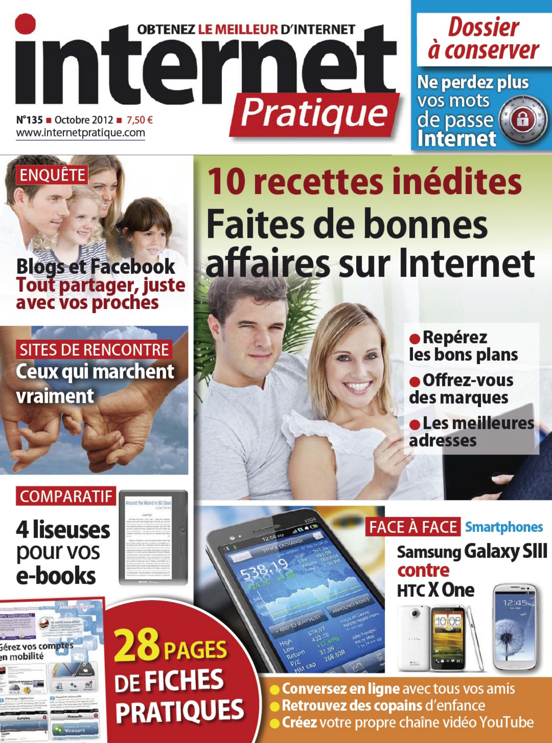 Première page de internetpratique numero135