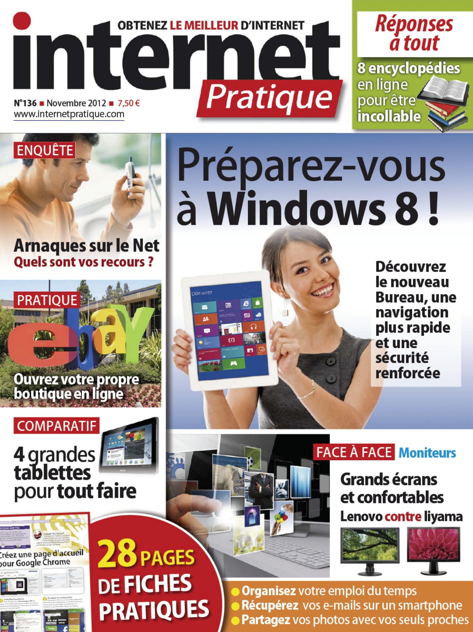 Première page de internetpratique numero136