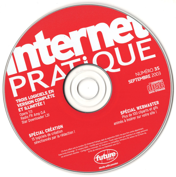 Première page de internetpratique numerocd35