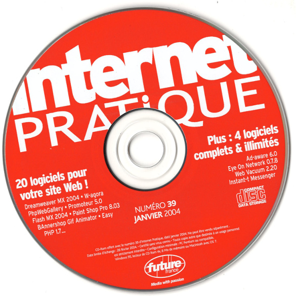 Première page de internetpratique numerocd39