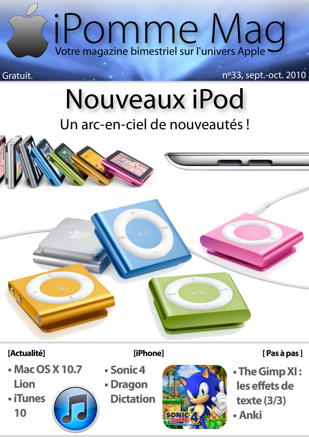 Première page de ipomme numero33
