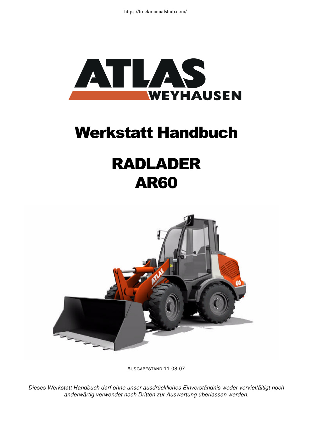 Première page de AR60 Service Manual