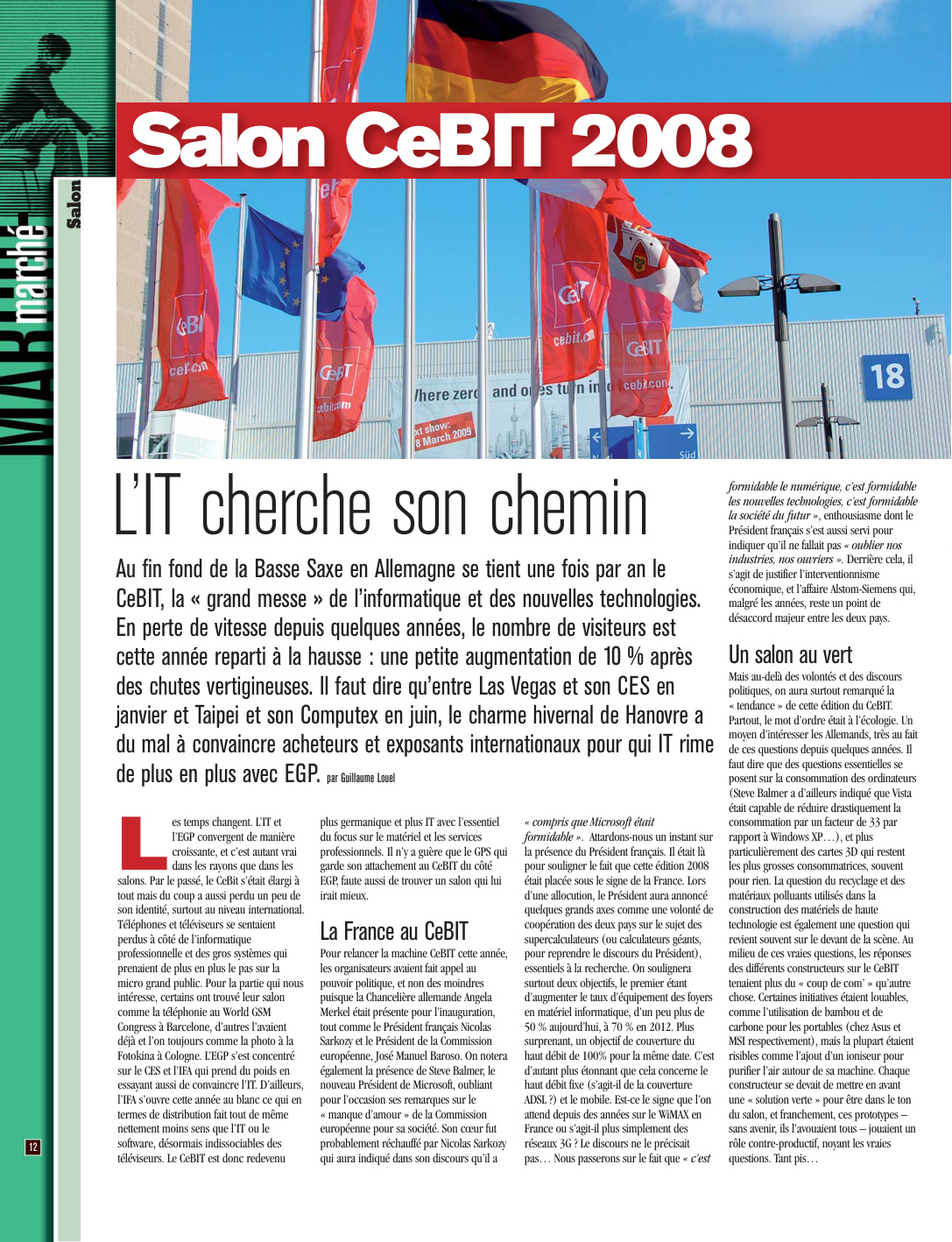 Première page de jdli numero124 09