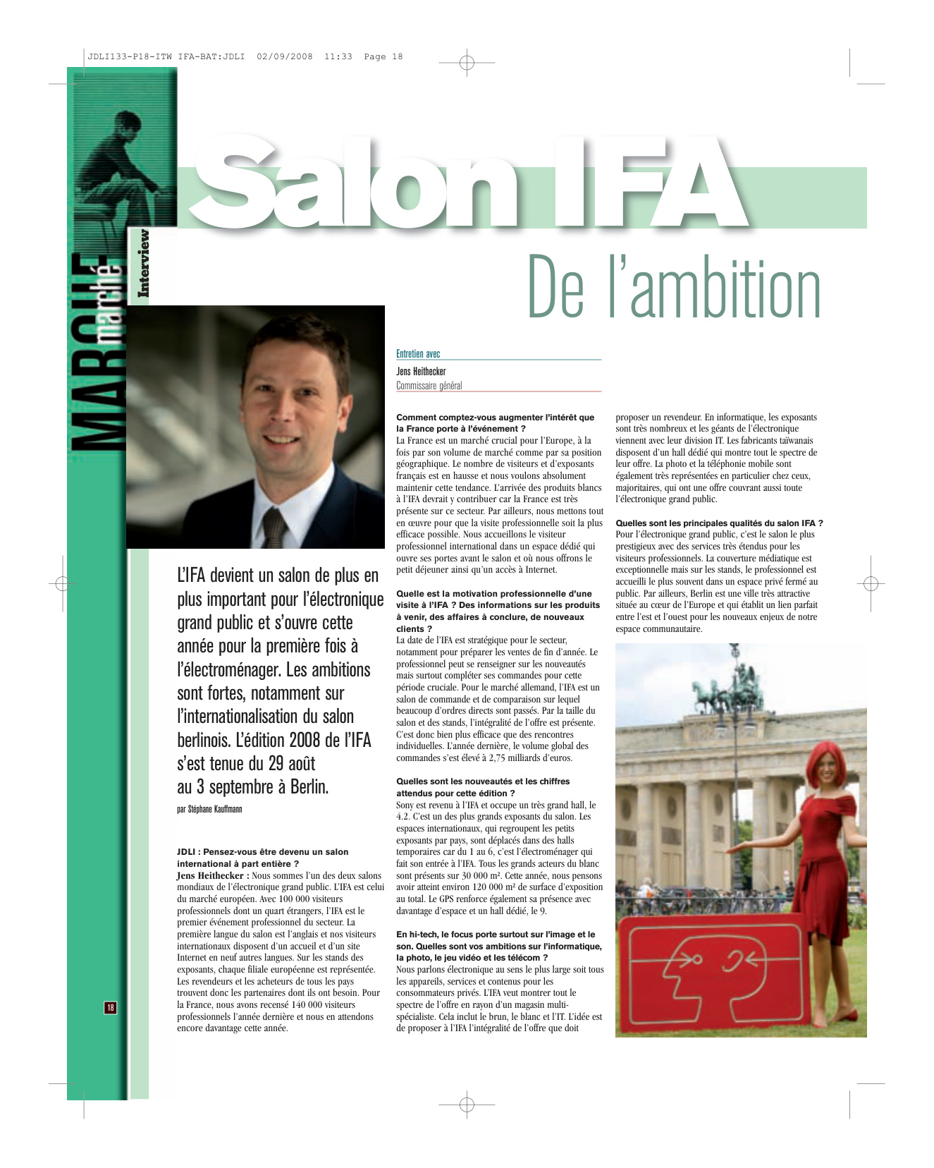 Première page de jdli numero133 11