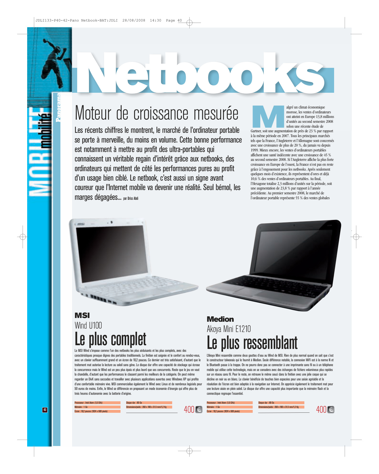 Première page de jdli numero133 23
