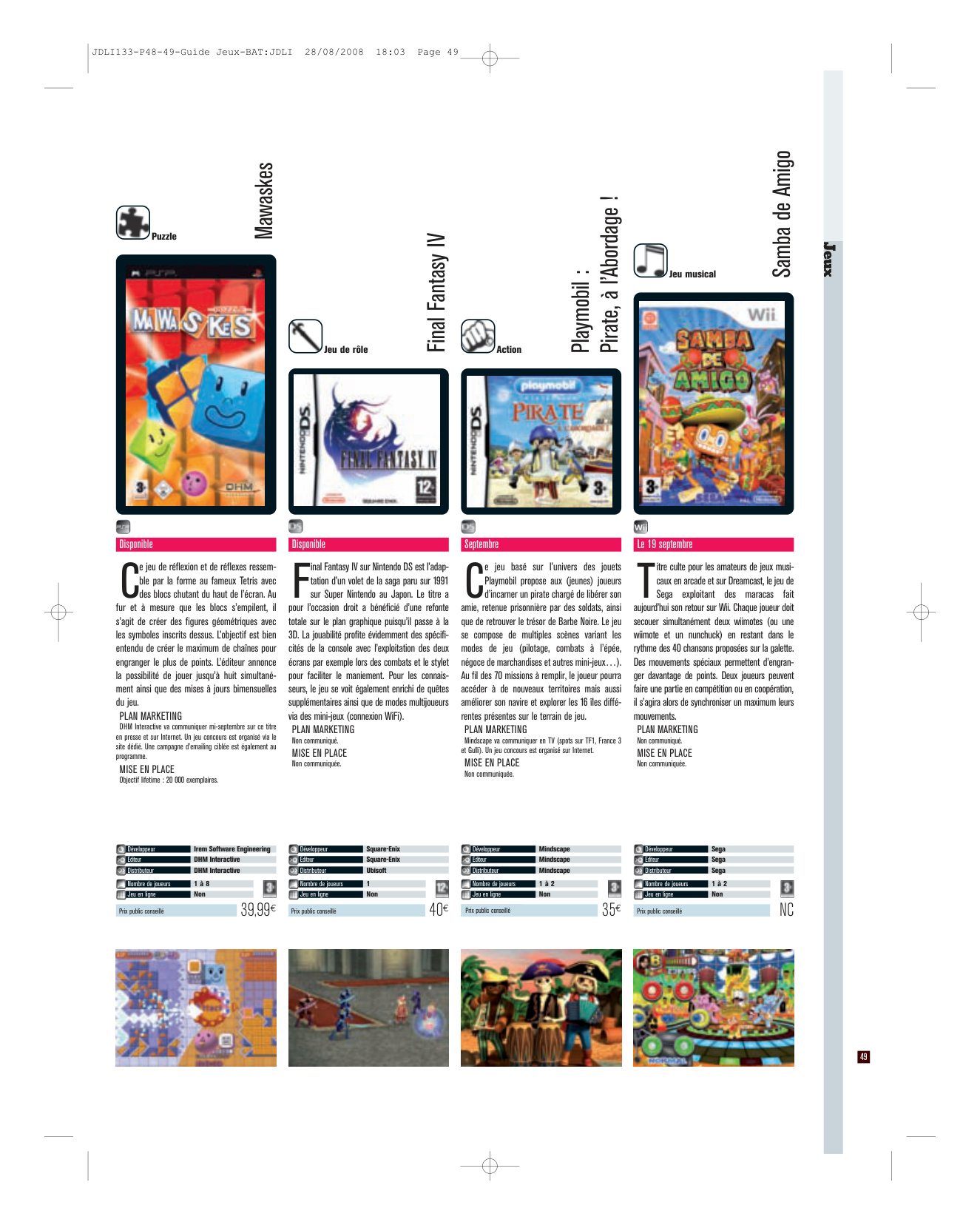 Première page de jdli numero133 28