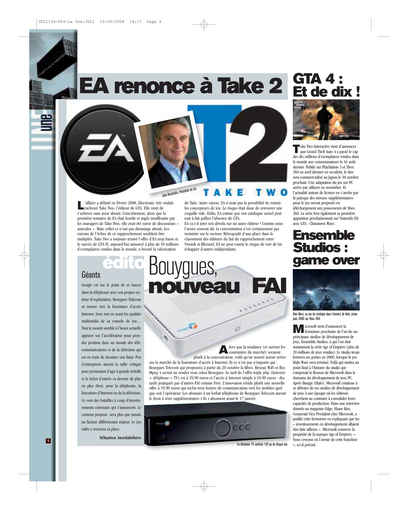 Première page de jdli numero134 03