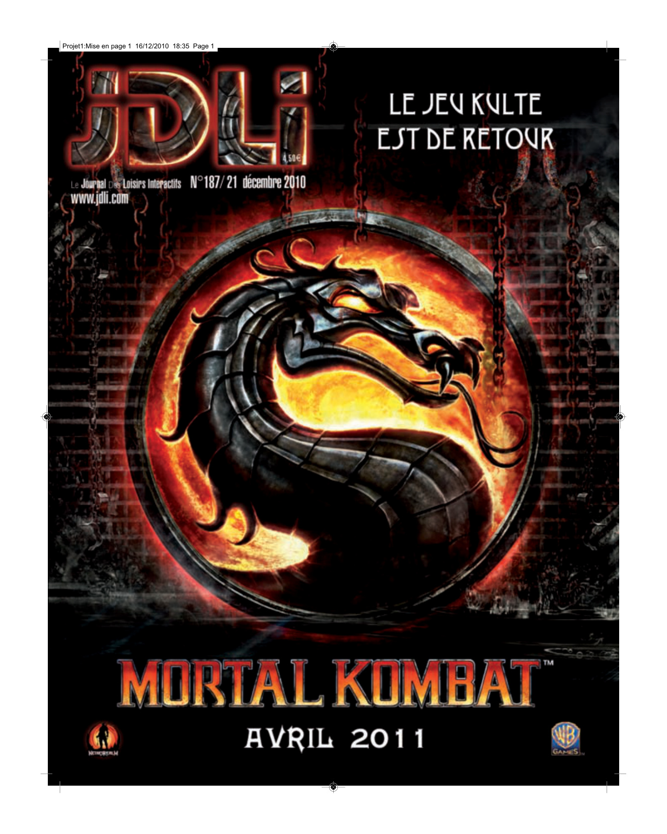 Première page de jdli numero187