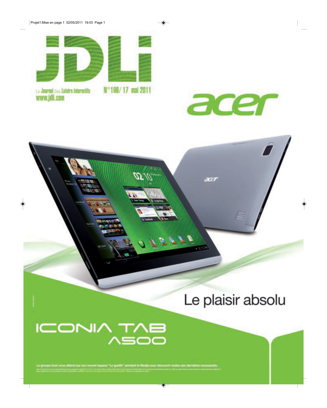 Première page de jdli numero196