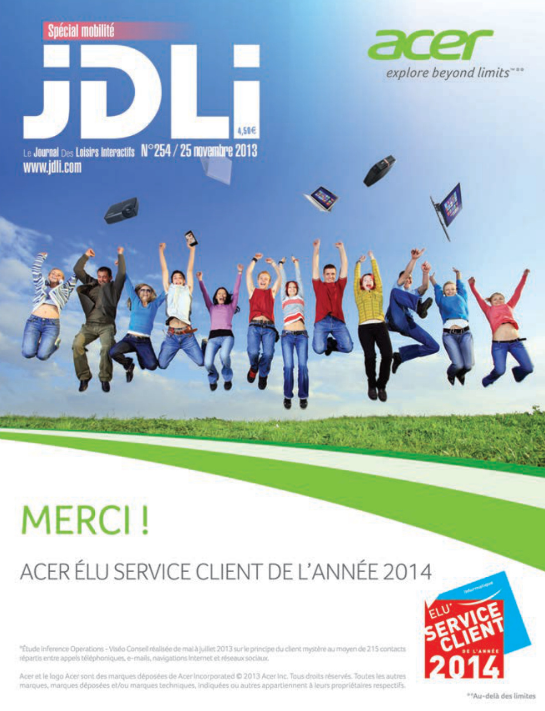 Première page de jdli numero254