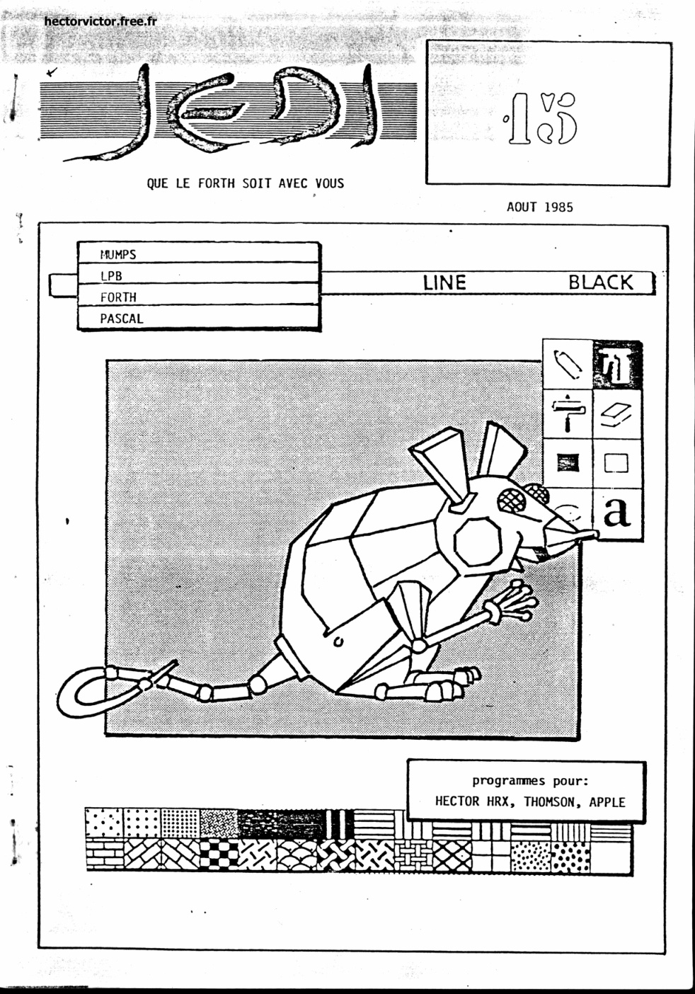 Première page de jedi numero15